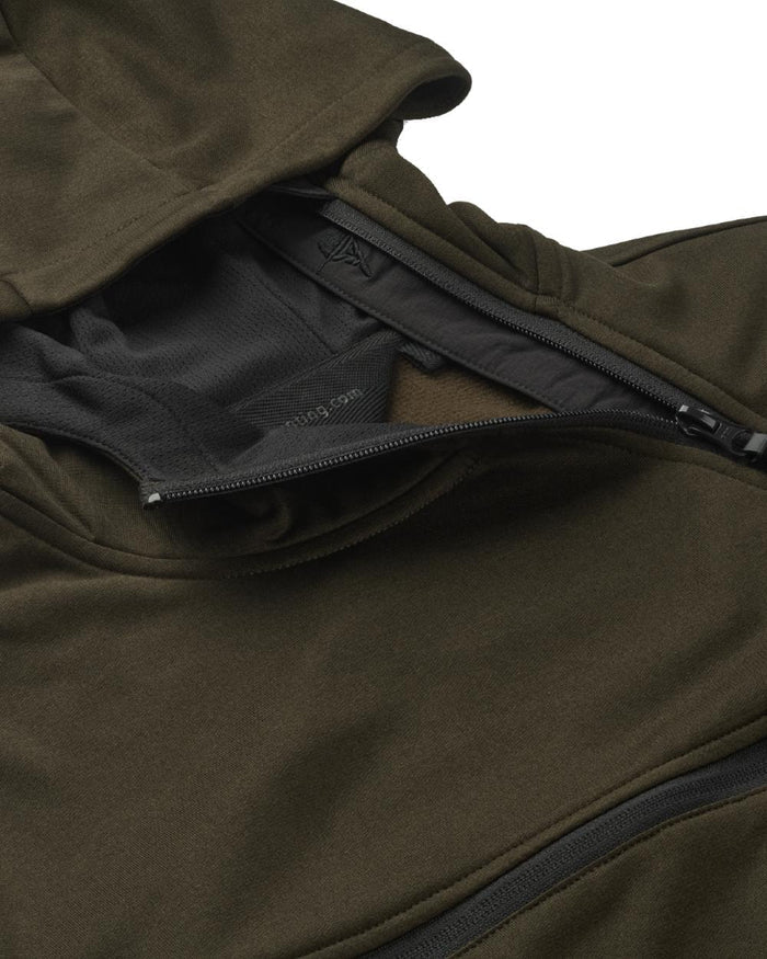 Brown coloured Northern Hunting Womens Saga Insulated Sweatshirt on white background #colour_brown