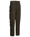 Dark Green coloured Northern Hunting Womens Tyra Pro Outdoor Trousers on white background #colour_dark-green