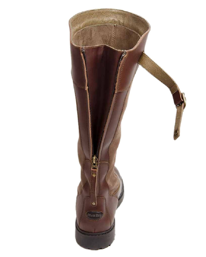 Brown Coloured Orca Bay Harris Waterproof Country Boots on white background #colour_brown