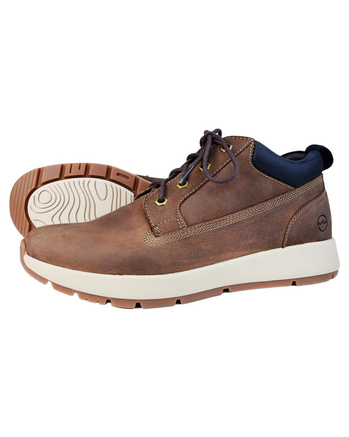 Bark coloured Orca Bay Mens Aberdeen Boots on white background #colour_bark