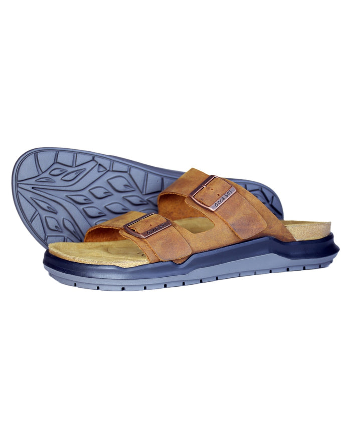 Sand coloured Orca Bay Mens Carbis Sandals on white background #colour_sand