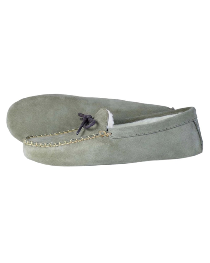 Stone Coloured Orca Bay Womens Cocopah Slippers on white background #colour_stone