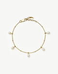 Pearl Baya Baroque Chain Bracelet | 18ct Gold Vermeil/Pearl Bracelets Missoma