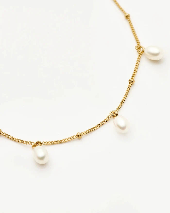 Pearl Baya Baroque Chain Bracelet | 18ct Gold Vermeil/Pearl Bracelets Missoma