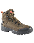 Brown Coloured Percussion Savane Boots On A White Background #colour_brown
