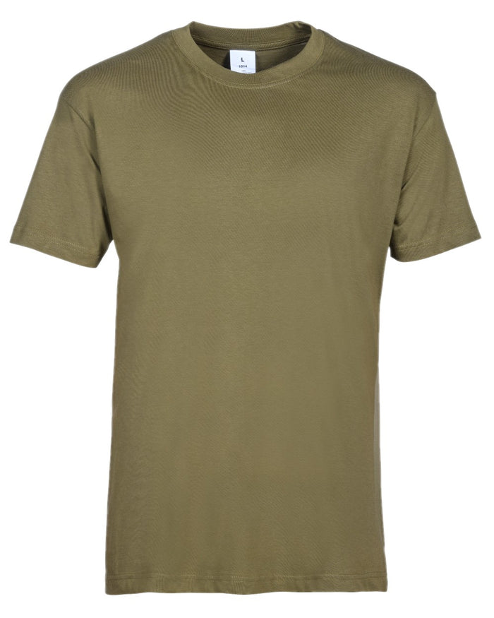 Khaki Beige Camo coloured Percussion T-Shirts Camo Three Pack on white background #colour_khaki-beige-camo