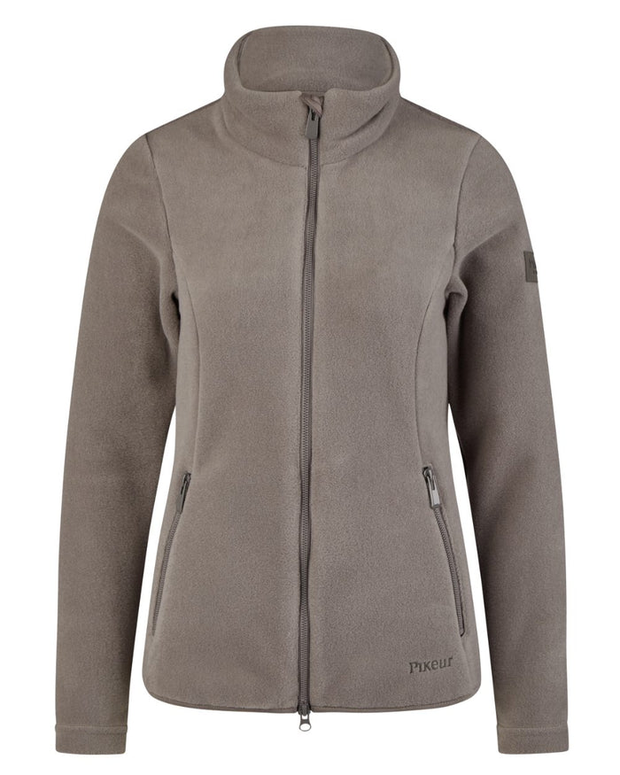 Steel Grey Coloured Pikeur Fleece Jacket On A White Background #colour_steel-grey