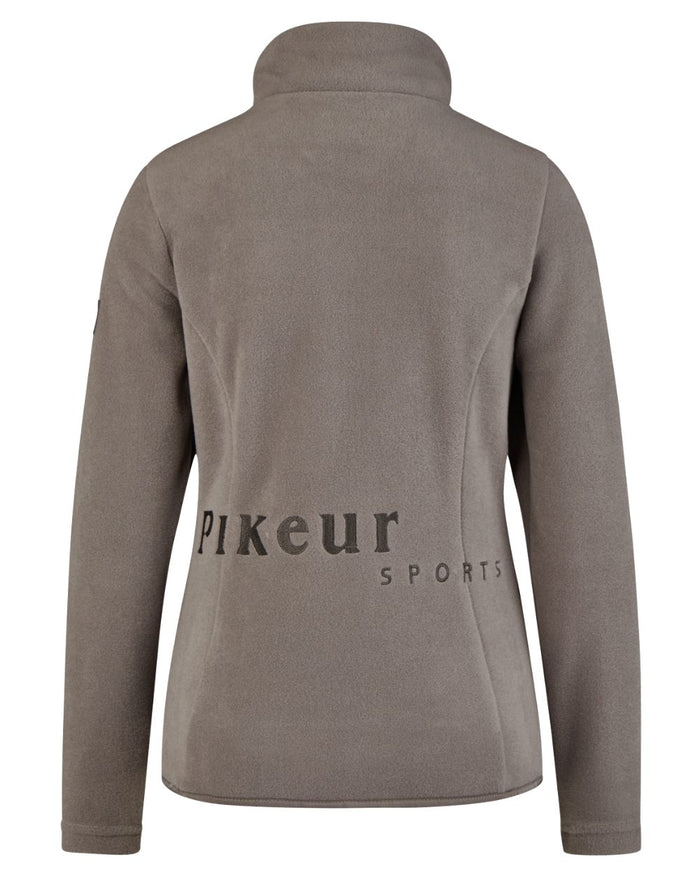 Steel Grey Coloured Pikeur Fleece Jacket On A White Background #colour_steel-grey