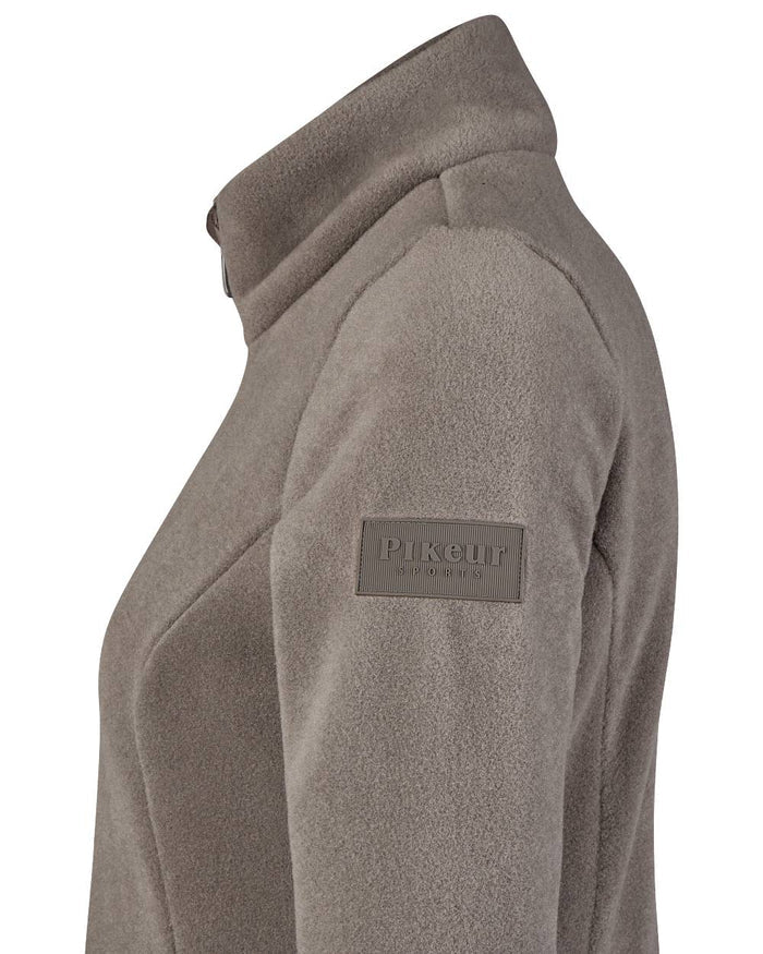Steel Grey Coloured Pikeur Fleece Jacket On A White Background #colour_steel-grey