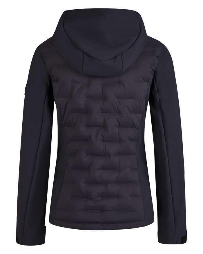 Night Blue Coloured Pikeur Hybrid Jacket On A White Background #colour_night-blue