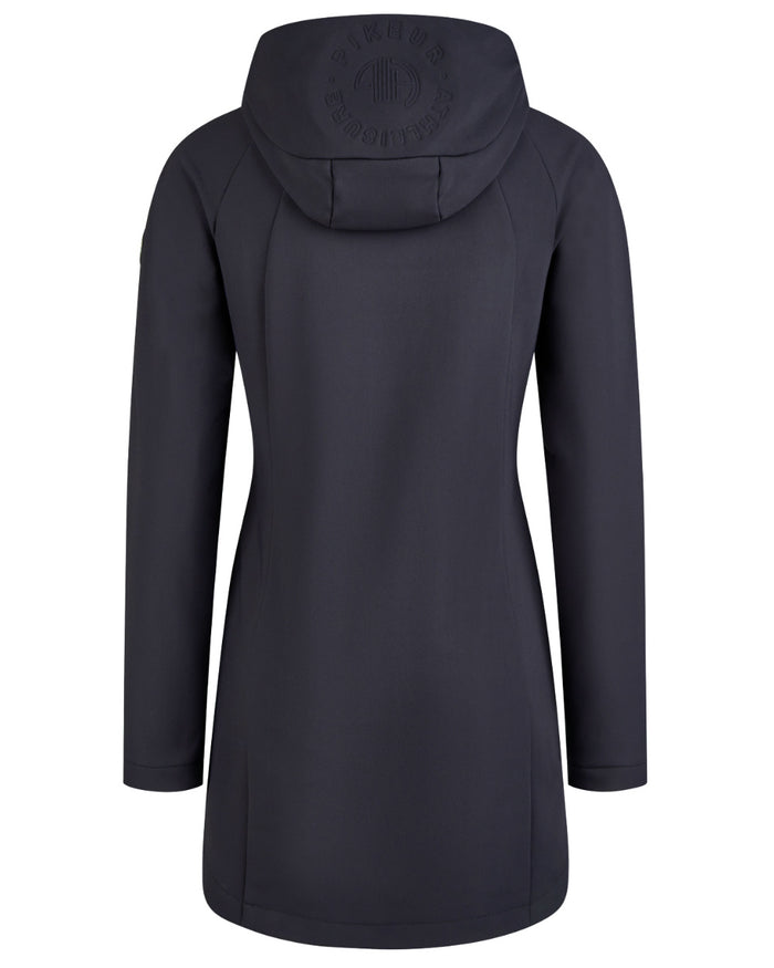 Navy Coloured Pikeur Softshell Coat On A White Background #colour_navy