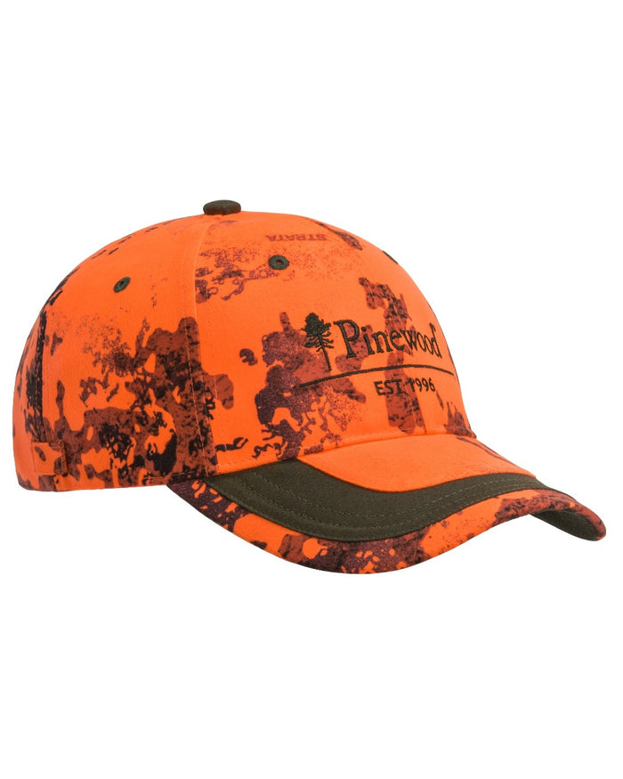 Strata Blaze Moss Green coloured Pinewood Childrens Camou Cap on white background #colour_strata-blaze-moss-green
