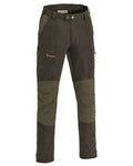 Suede Brown Dark Olive coloured Pinewood Childrens Caribou Hunt Trousers on white background #colour_suede-brown-dark-olive