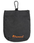 Black Coloured Pinewood Dog Sports Treat Bag on white background #colour_black