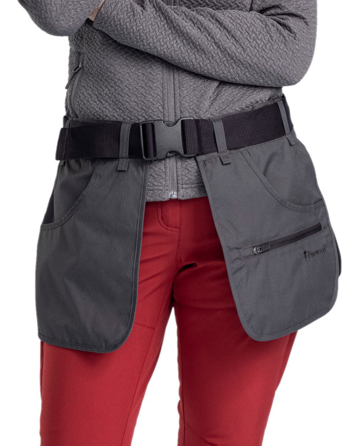 Dark Anthracite Coloured Pinewood Dog Sports Waist Belt on white background #colour_dark-anthracite