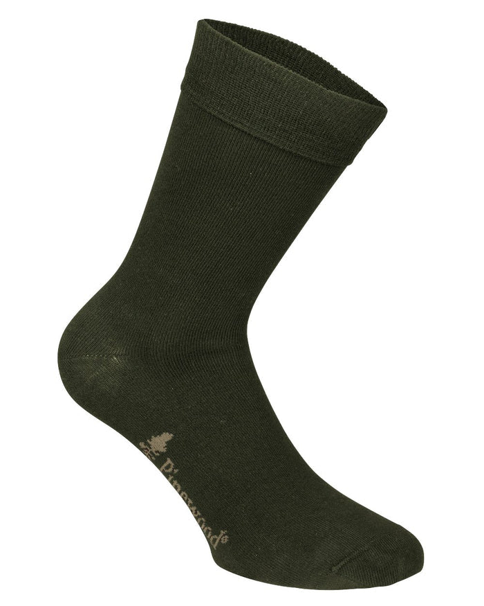Dark Green coloured Pinewood Insectsafe Bamboo Long Socks on white background #colour_dark-green