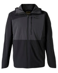Black Dark Anthracite Coloured Pinewood Mens Abisko Light Stretch Jacket on white background #colour_black-dark-anthracite
