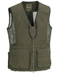 Moss Green coloured Pinewood Mens Dog Sports 2.0 Vest on white background #colour_moss-green