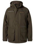 Dark Moss Green coloured Pinewood Mens Furudal Expert 2L Hunting Jacket on white background #colour_dark-moss-green