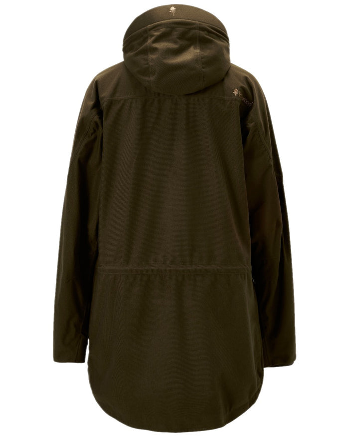 Suede Brown Coloured Pinewood Mens Furudal Hunters 2L Anorak on white background #colour_suede-brown