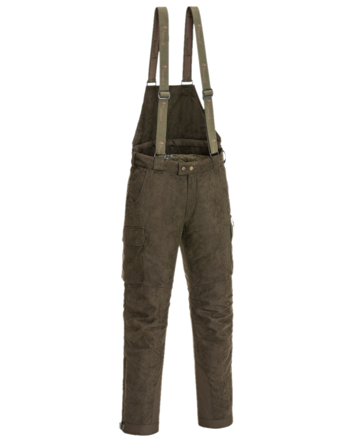 Suede Brown Coloured Pinewood Mens Smaland Abisko 2.0 Hunting Trousers on white background #colour_suede-brown