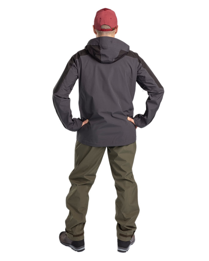 Moss Green Coloured Pinewood Mens Telluz Trousers on white background #colour_moss-green