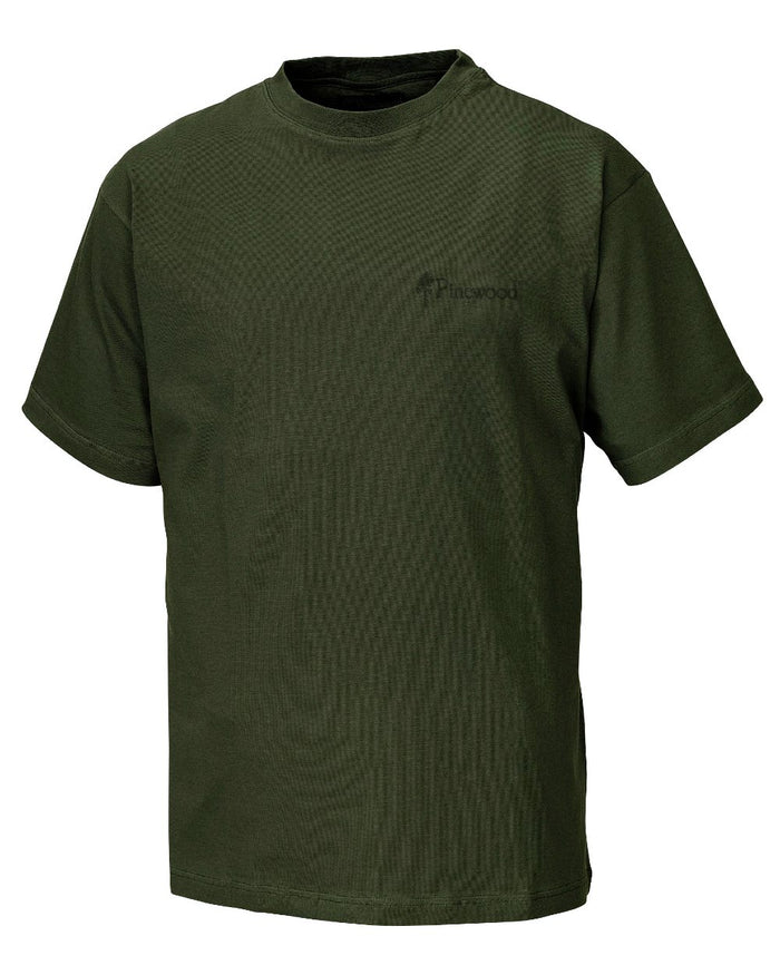 Green coloured Pinewood Mens 2-Pack T-Shirt on white background #colour_green