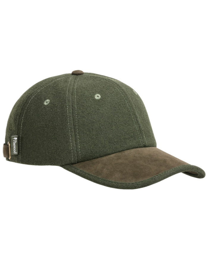 Mossgreen Suede Brown Coloured Pinewood Nydala Exclusive Cap on white background #colour_mossgreen-suede-brown