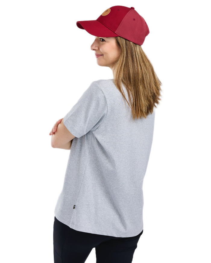 Light Grey Melange Activity coloured Pinewood Womens Dog Sports T-Shirt on white background #colour_light-grey-melange-activity