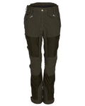 Mossgreen Dark Mossgreen Pinewood Womens Furudal Tracking Trousers on white background #colour_mossgreen-dark-mossgreen