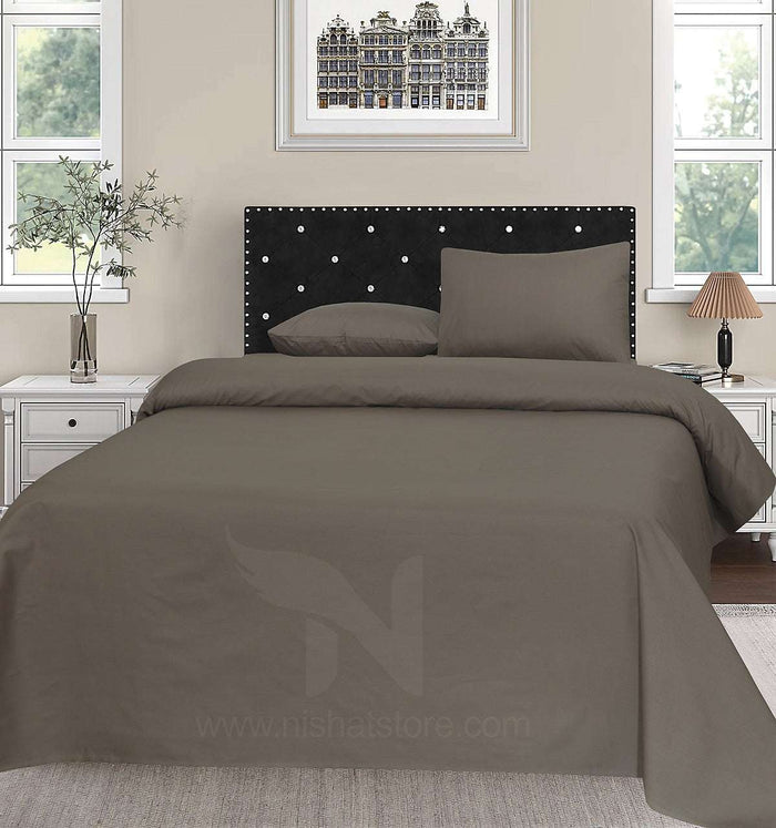 Plain Double Bed Sheet Design NC-C 150 - Nishat Creative Store