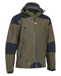 Khaki coloured ProHunt Puma Jacket on white background #colour_khaki