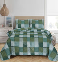 Quilted Bed Spread 3 PCS Design Code 113 - Nishat Creative Store