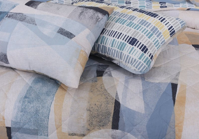 Quilted Comforter Set 6 Pcs Design 886 - Nishat Creative Store