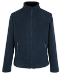 Navy Black Coloured Regatta Mens Garrian II Full Zip Fleece Jacket on white background #colour_navy-black
