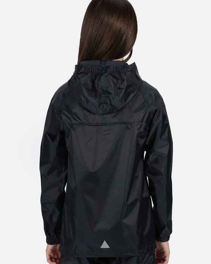 Regatta Kids Pro Stormbreak Waterproof Jacket In Navy #colour_navy
