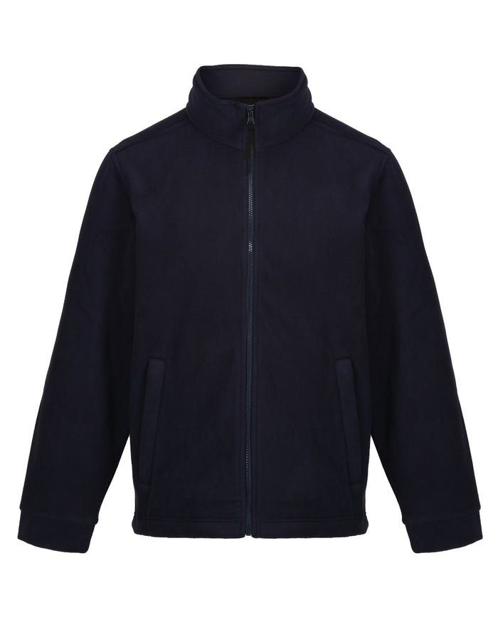 Navy coloured Regatta Mens Classic Full Zip Fleece on white background #colour_navy