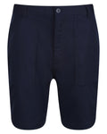 Navy coloured Regatta Professional Mens Multi Pocket Action Shorts on white background #colour_navy