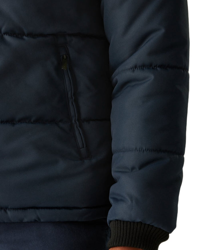 Navy coloured Regatta Professional Mens Northdale Insulated Jacket on white background #colour_navy