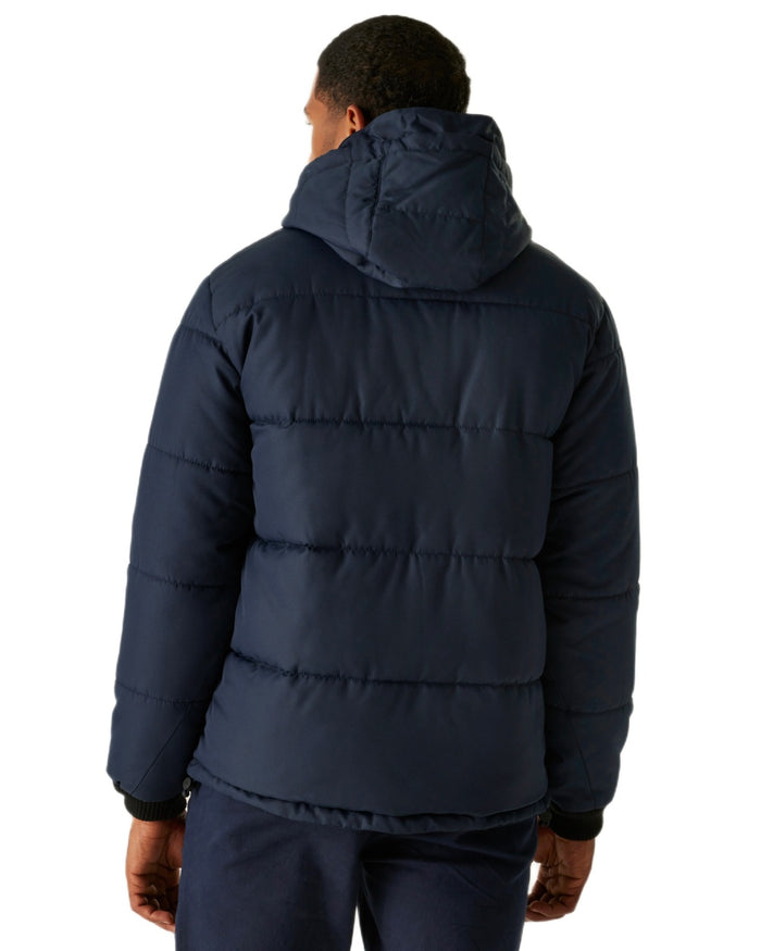 Navy coloured Regatta Professional Mens Northdale Insulated Jacket on white background #colour_navy