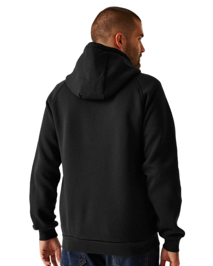 Black coloured Regatta Professional Mens Pro FZ Hoodie on white background #colour_black