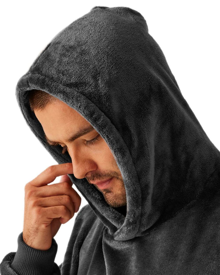 Seal Grey coloured Regatta Professional Mens Snuggler Fleece on white background #colour_seal-grey