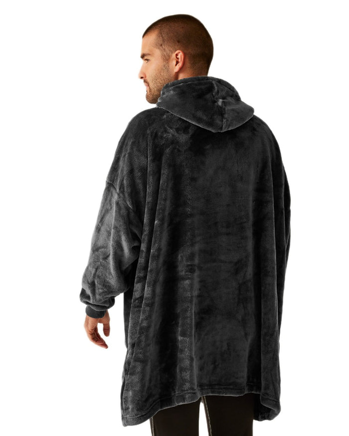 Seal Grey coloured Regatta Professional Mens Snuggler Fleece on white background #colour_seal-grey
