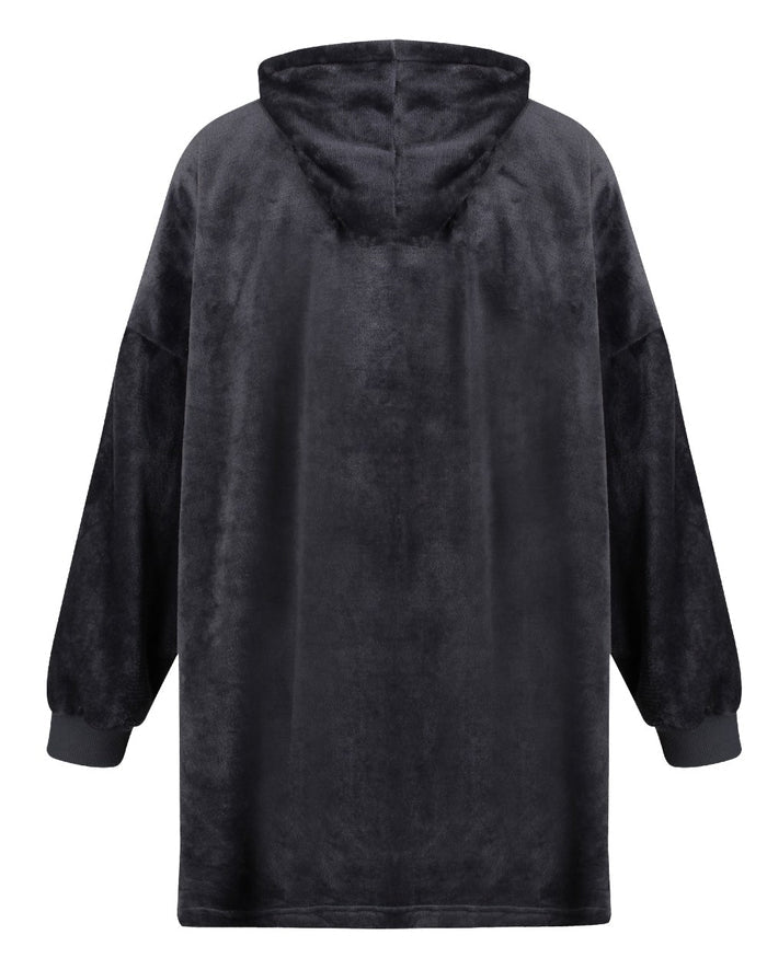 Seal Grey coloured Regatta Professional Mens Snuggler Fleece on white background #colour_seal-grey