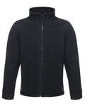 Navy coloured Regatta Mens Thor 300 Full Zip Fleece on white background #colour_navy