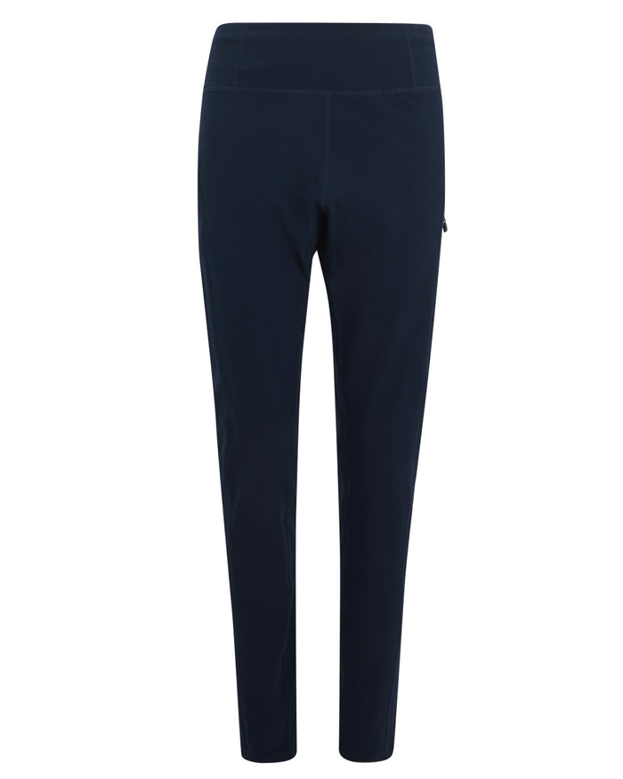 Navy Coloured Regatta Womens Monira Hiking Leggings on white background #colour_navy