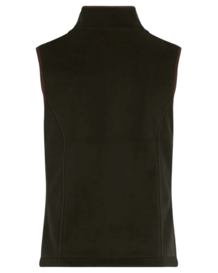 Dee Forest coloured Ridgeline Childrens Kodiak Cub Gilet on white background #colour_deep-forest