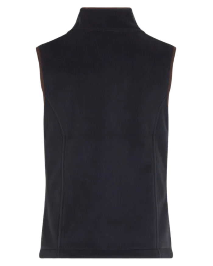 Navy coloured Ridgeline Childrens Kodiak Cub Gilet on white background #colour_navy