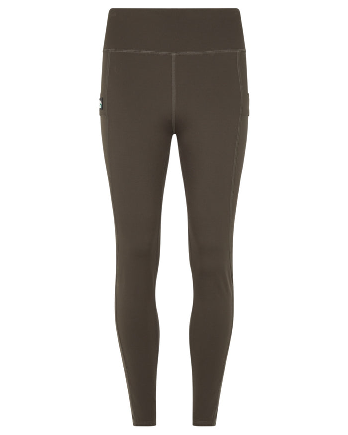 Bark Coloured Ridgeline Womens Infinity Leggings On A Bark Background #colour_bark