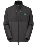 Shale Coloured Ridgeline Mens Ranger Jacket on white background #colour_shale